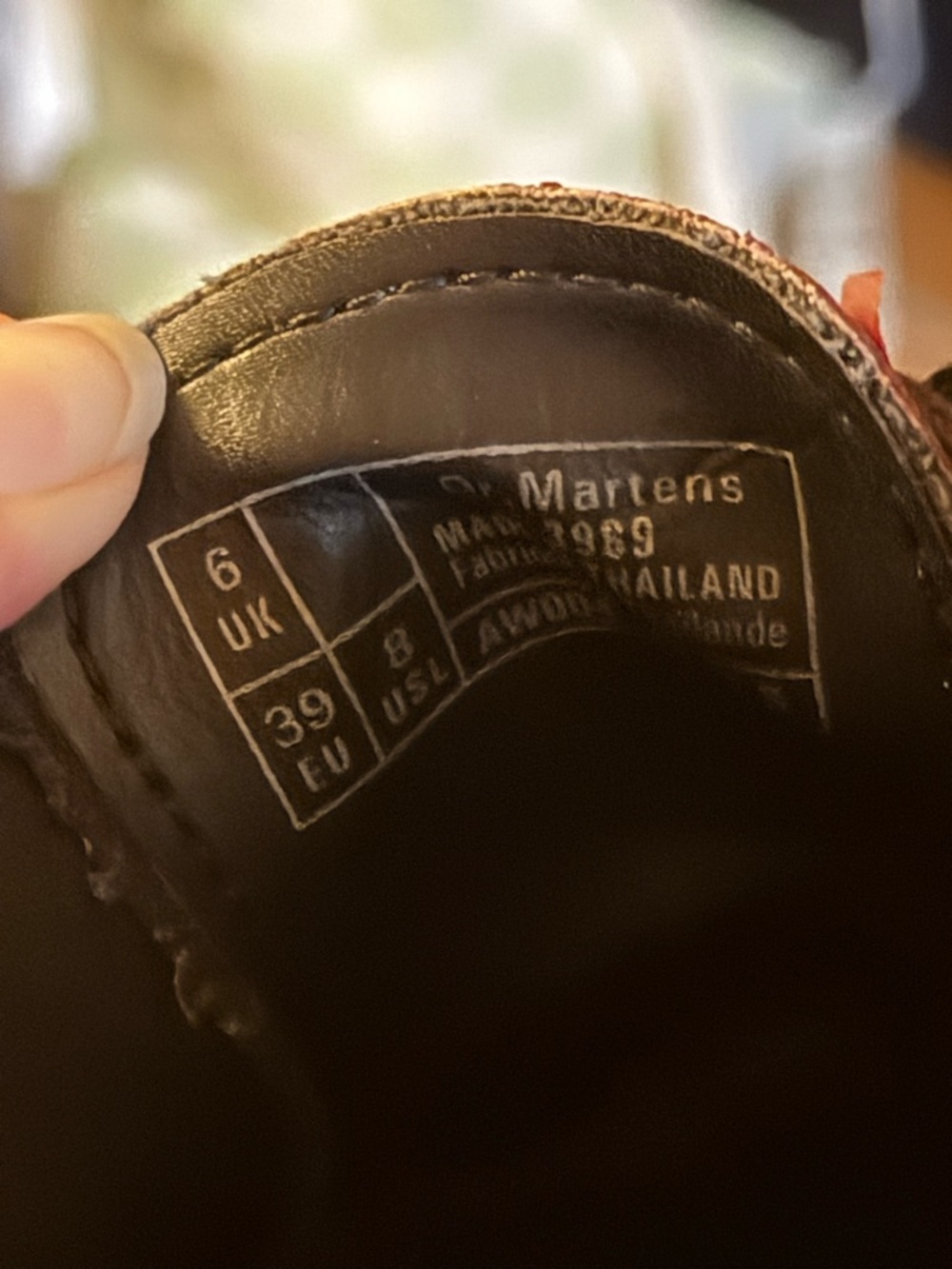 dr. martens burgundy wingtip oxfords - Picture 4 of 5
